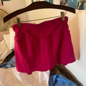 Pink athletic skirt